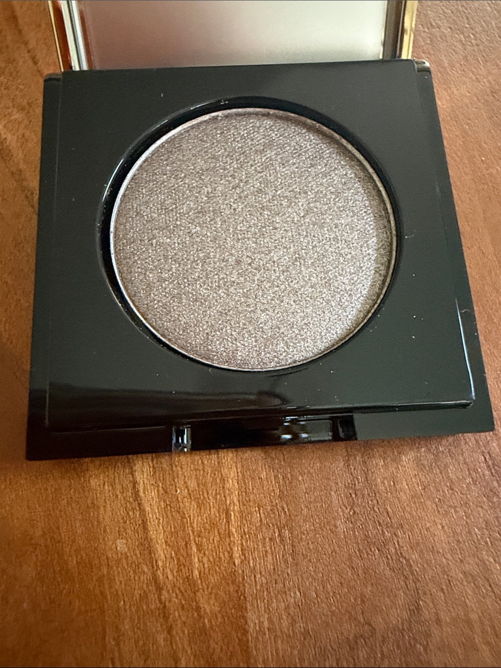 Yves Saint Laurent Shimmery Taupe Single Eye Shadow - Gold & Black Case - Picture 6 of 7